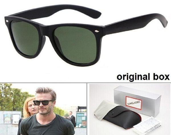 N 2022 de Alta Qualidade Nova Ray Homens Mulheres Óculos de Sol Vintage Marca Piloto Sol Band UV400 Banes Ben Sunglasses com caixa e Caso 2140 R6