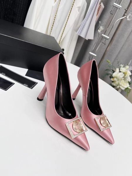 

noenname_ null superfine high heels 8cm 10cm 12cm women's pointed gauze purple high heels 12cm high heels official shoe size 35-40, Black