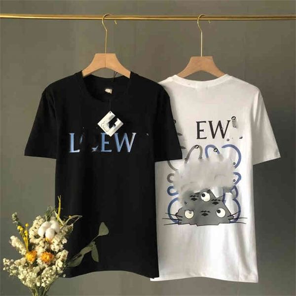 

66% off new early spring fashion low chinchilla cartoon letter printing short sleeve t-shirt, White