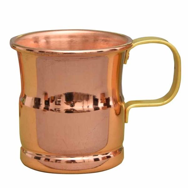 Moscou Mule caneca premium de qualidade artesanal pura de cobre vermelho cofee copo de cerveja de cerveja de cerveja de leite para mulas 220509