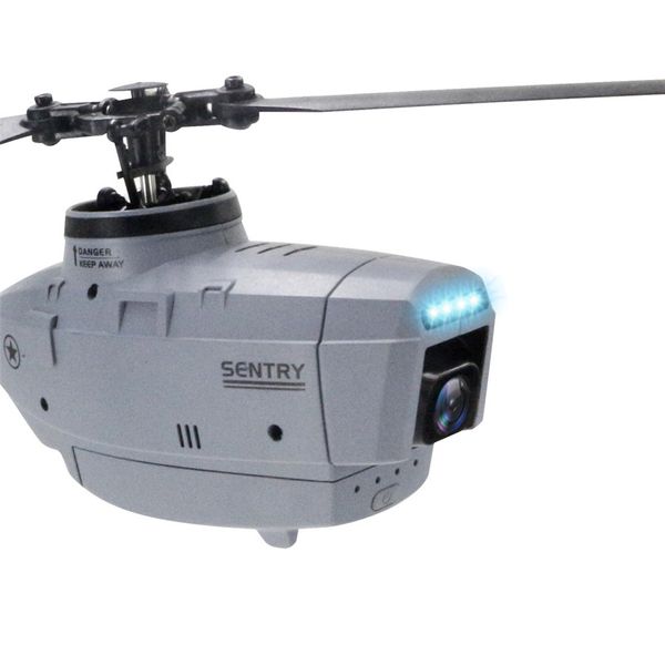 RC Electronics C127 2,4G 4CH 6-Achsen-Gyro-Höhe halten optische Flusslokalisierung Flybarless RTF Sentry-Hubschrauber mit 720P-Kameradrohne