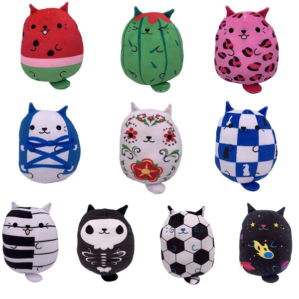 

2022 stuffed animals & plush new lovely 20cm cute print cat plush throw pillow