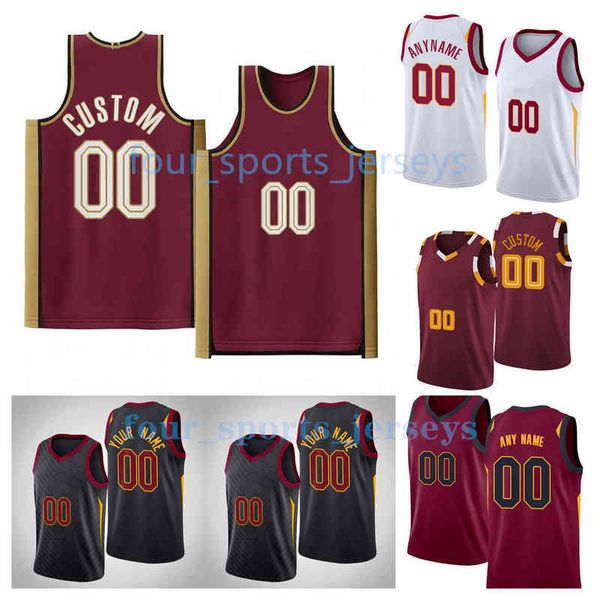 

custom printed 2023 new basketball jerseys love rubio james okoro, Black