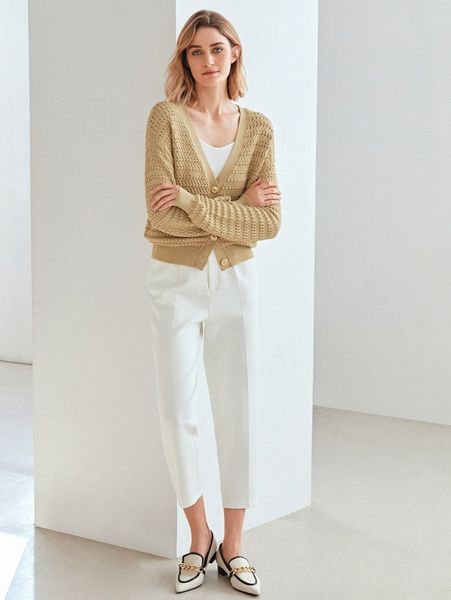 

motf premium 100% cotton button through cardigan f4zx#, White;black