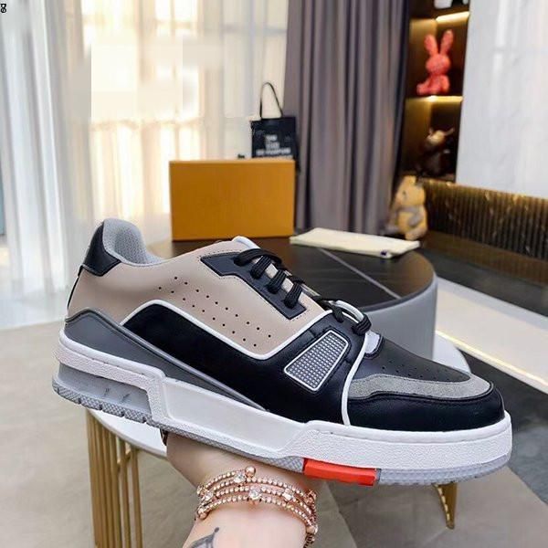 

real leather lace-up low-casual single men fashion shoes for man original outsole 38-45 kjln0002, Black