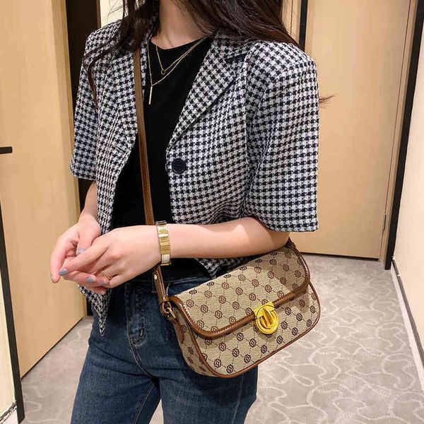 

new handbag armpit bag canvas shoulder bag 2022 new summer versatile trend