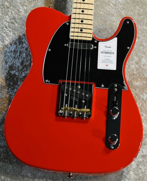 

hybrid ii tele modena red electric guitar same of the pictures