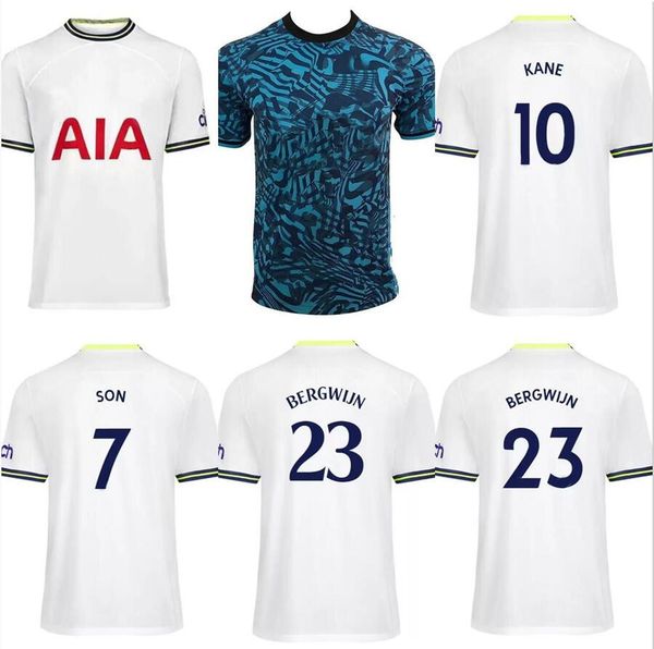 

s-4xl 22 23 dele son totten lucas soccer jerseys ham bale kane hojbjerg bergwijn lo celso spurs 2022 2023 men kids kit home third football s, Black;yellow