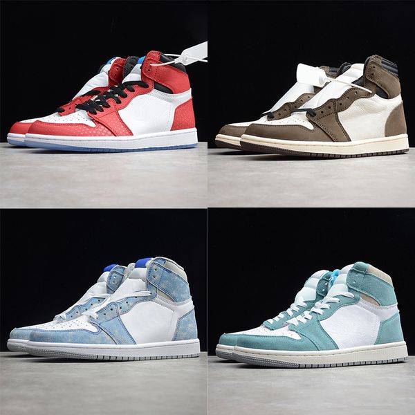 

easyhoom men basketball shoes 1s women a ma maniere bred banned chicago court purple unc game royal heritage obsidian pollen rebellionaire s, White;red