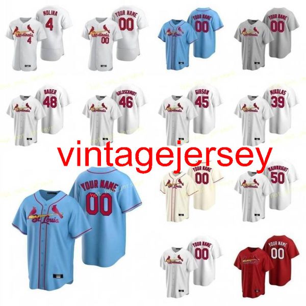 

gallegos giovanny 65 baseball jersey john 53 goldschmidt paul 46 helsley ryan 56 hicks 12 custom men kids women stitch, Black