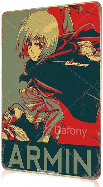 

classic japanese anime character poster vintage metal sign retro art aesthetics room wall decor 8 12 inchzco9