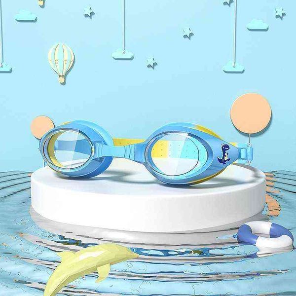 Красочные регулируемые дети дети подростки водонепроницаемые силиконовые антитума для тумана очки очки очки очки Eyeglasses G220422