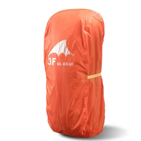 3F UL GEAR Borsa leggera Copertura antipioggia impermeabile per zaino Campeggio Trekking Ciclismo Scuola Zaino Borse da viaggio Copertura antipolvere H220419