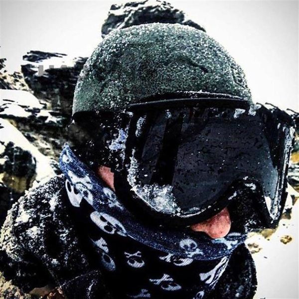 

whole- windproof mirror cylindrical ski goggles double layer anti-fog outdoor windproof glasses climbing goggles elastic2156, Silver