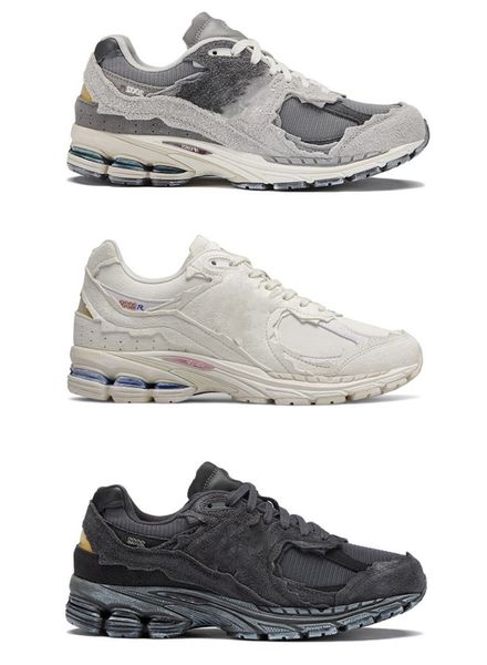 

2022 authentic 2002r protection pack outdoor shoes rain cloud sea salt phantom black grey fashion men women sports sneakers designers with o