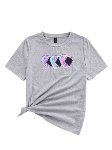 

x caryne thio cartoon graphic tee v6dk#, White