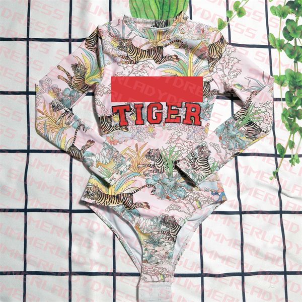 

holiday spring one piece swimwear high neck bathing suit padded tight swimsuit tight letter printed beachwear, White;black