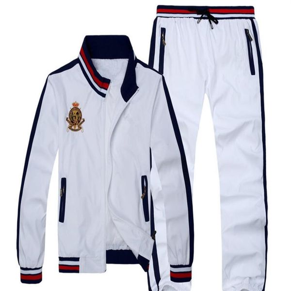 

men designer tracksuits sweatshirts long sleeve black white jacket pants jogging sets turtleneck tracksuits suits -2xl319i, Gray