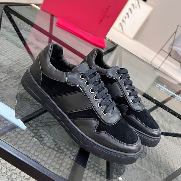 Alta qualidade Desugner Men Shoes Sapatos de luxo Sneaker Low Help Going All Out