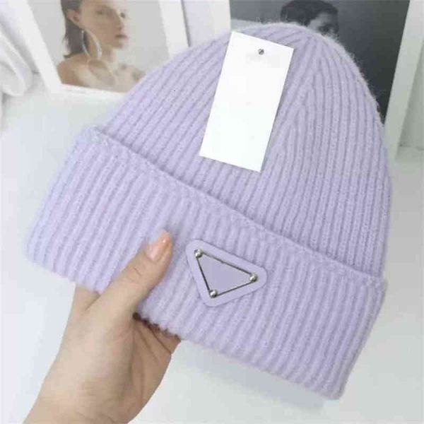 

hat knit luxury designer beanie cap mens fitted hats cashmere letters casual skull caps outdoor fashion 15 colors ast2, Blue;gray