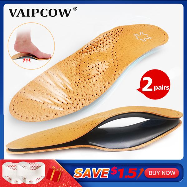 

2 pairs s leather ortcs insole for flat foot arch support 25mm orthopedic silicone insoles men and women shoe pad, White;pink