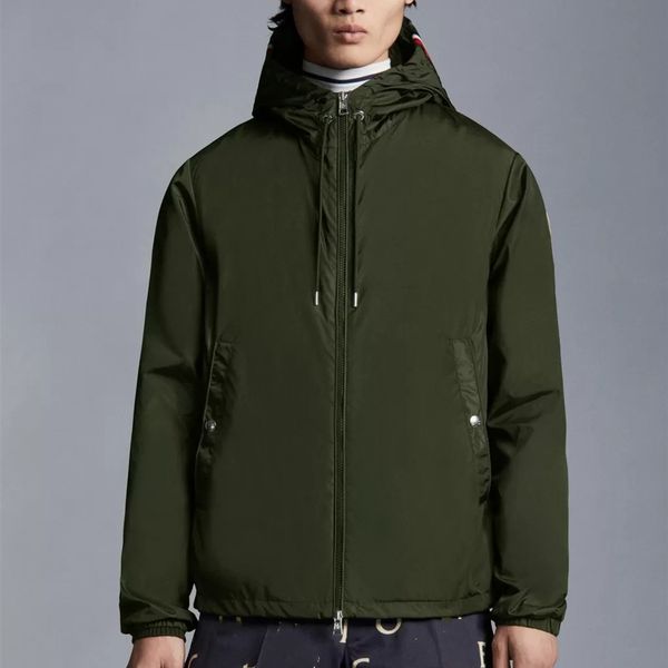 

luxury designers monclair men's set hooded jacket parka water repellent nylon breathable men outdoors sports coats hiking windproof win, Black;brown