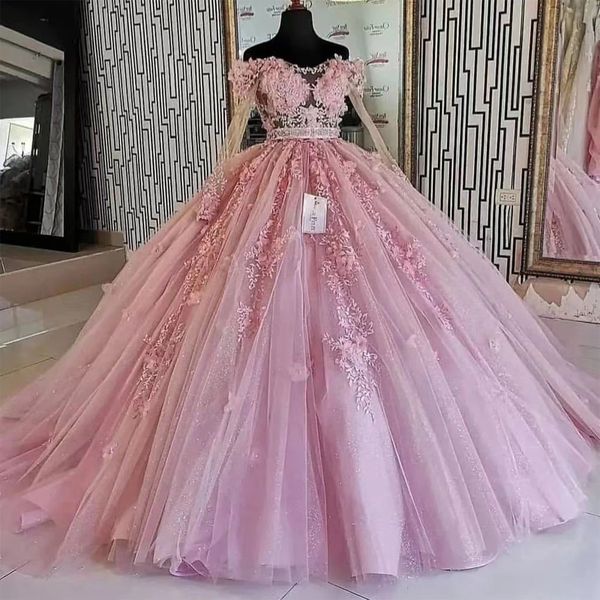 

pink quinceanera dresses ball gown for sweet girl sequined beading appliques formal evening dress vestidos de 15 anos, Blue;red