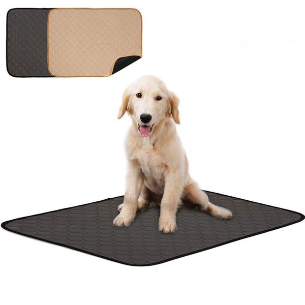 Anti-Slip Yıkanabilir Pet Pee Pad Mat Sulu Yeniden Kullanılabilir Evcil Köpek İdrar Pad Bezi Köpek Eğitimi