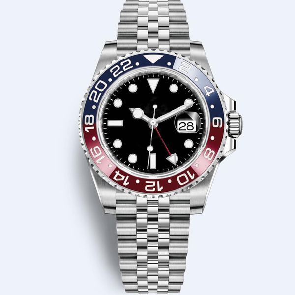 

super factory watch 17 style automatic movement stainless steel dive two-way ceramic bezel 40mm luminous mens wristwatches watches, Slivery;black