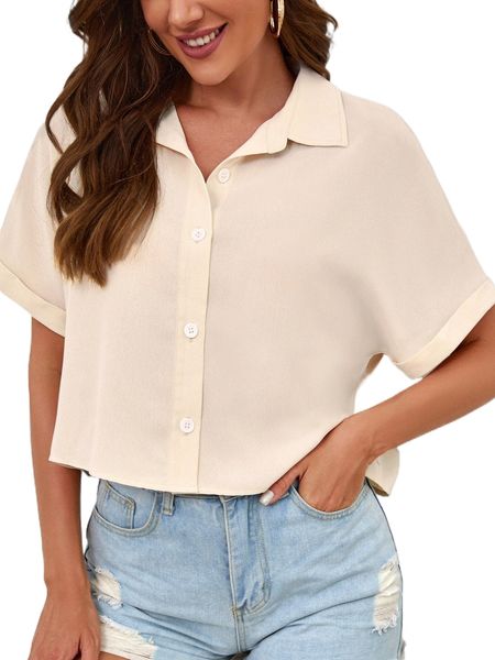 

solid dolman sleeve blouse f1rm#, White