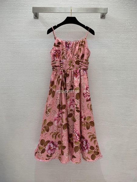 

casual dresses spring and summer cotton linen blend fabric temperament sweet wind flower printing high waist thin dress long skirt, Black;gray