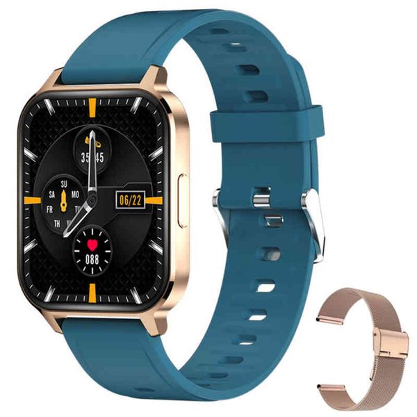 

2022 new smartwatch for iphone 12 xiaomi redmi phone ip68 waterproof men sport fitness tracker women smart watch clock fly 5, Slivery;brown