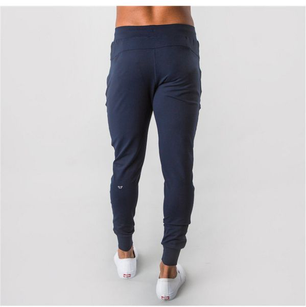 

men's lulu sports pants elastic cotton sweatpants slim fit small foot fitness training designer running fashion brand women lu-bf39 zgg, Black