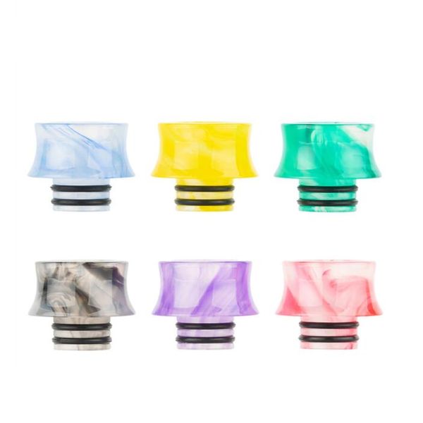 510 Resin Drip Tips Colorful Clouds Small Waist Drip Tip für Tanks RDTA RTA