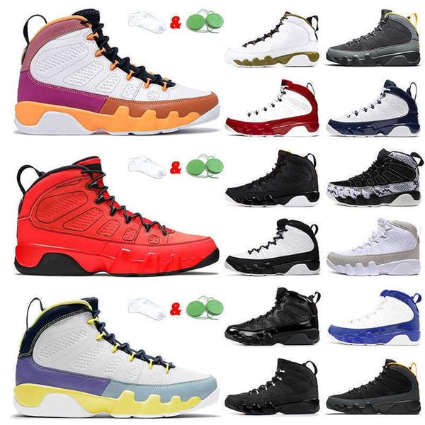 

jumpman 9 9s basketball shoes men women motorboat jones change the world retro universty blue sneakers trainers sport304j, Black