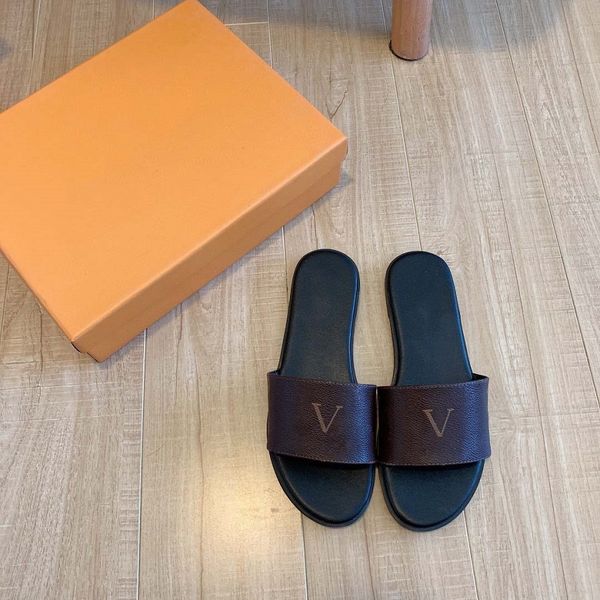 

designer slipper luxury men women sandals brand slides fashion slippers lady slide thick bottom design casual shoes sneakers by 1978 0027, Black