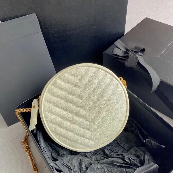 

luxury 2022 brand women chain bag mini round fashion one shoulder messenger leather handbag