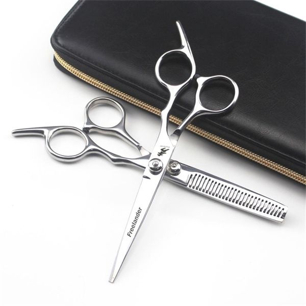 

professional hairdressing scissors hair styling tool straight 6 inch cutting & thinning barber shears 220317