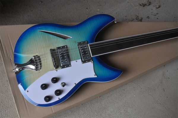 Blue 360 ​​12 String Guitar Electric Guitar, podemos personalizar vários estilos de guitarras