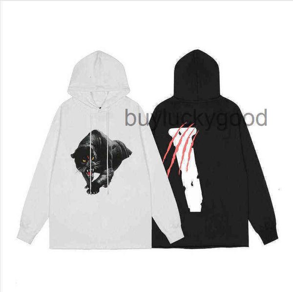 

big v mens sweatshirts hip hop stylist hoodies long sleeve brands vlones hoodie men women sweatshirt ow of pa white sizegg8p, Black