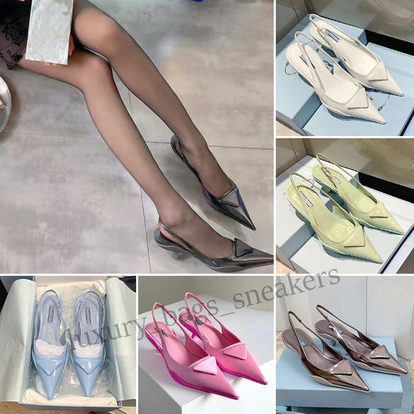 

women dress classic single shoes slippers early spring leather rear empty sandals side high heels designers luxury comfortable versatile set, Black