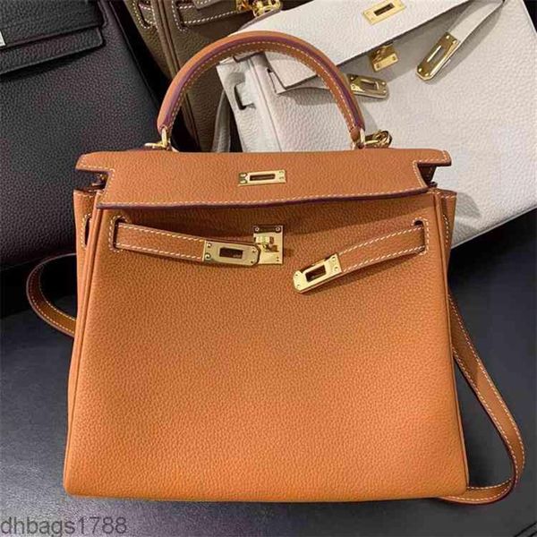 

1027 litchi pattern kellies bag 19cm233e