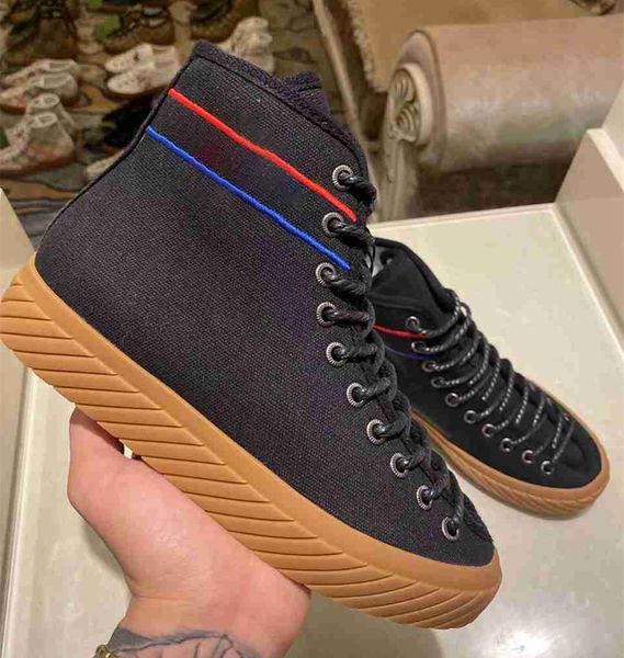 

famous brand embroidery letter boots designer women's classic luxury non-slip high sneakers women's sport shoes running walking fo, Black