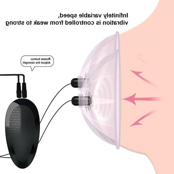 

10 mode breast vibrators for women sucking nipple stimulation massage sucker rotating vibration erotic product husband and wife store, White