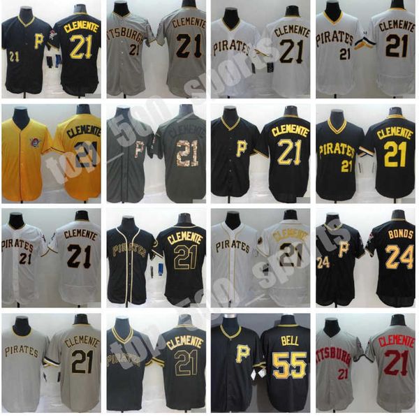 

Pittsburgh Men Women youth jerseys Chris Archer 55 Josh Bell Roberto Clemente Pirates baseball jersey, Colour 12