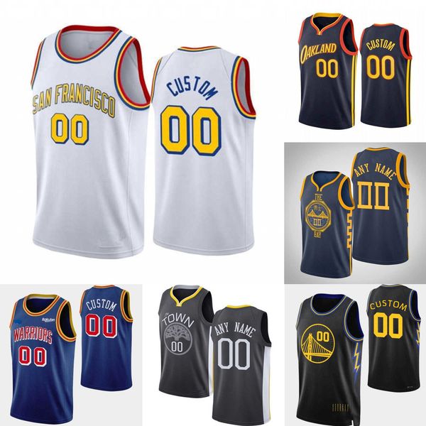 

basketball jerseys 75th custom mens womens golden state''warriors''jersey 3 poole 32 otto porter 95 tjuan oscano 33 jame, Black;red