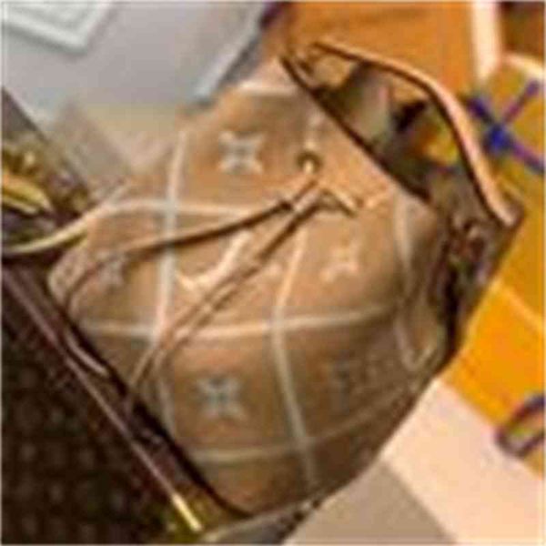 

m46029 embroidered embossed leather neonoe bucket bag women totes handbags bags shoulder bags clutches backpacks pouches wallets