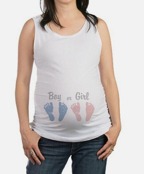 

tanks & camis pregnant women maternity sleeveless shirt casual cotton soft vest tank loose blouse aa, White