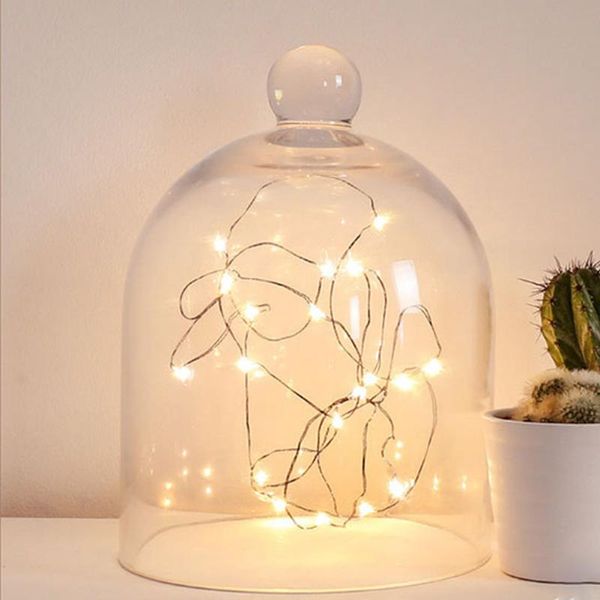 Strings String Light Home Decors Flexible Atmosphäre Nachtlampe Fairy Warm White Vintage Cover Bulb Guard PendantLED LED