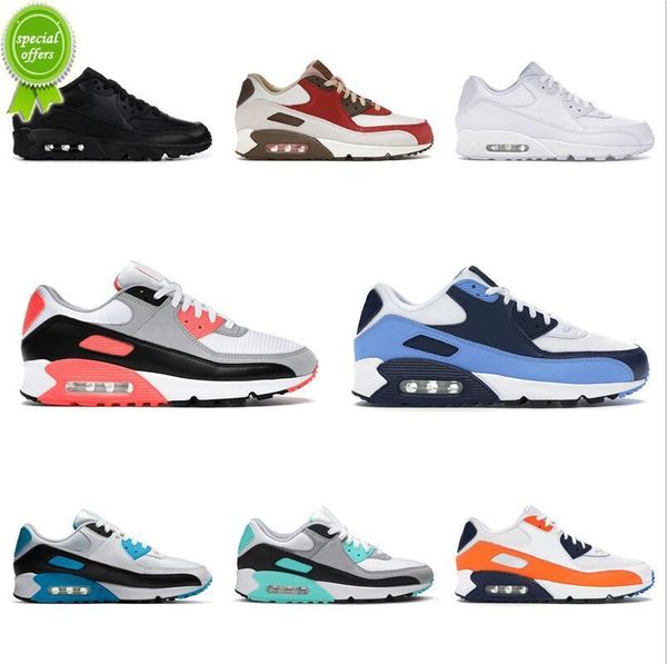 

2023 wholesale 2022 wholesale classic 90 men and women running shoes fashion sneakers sports trainer cushion 90s surface breathable sport 36, Black